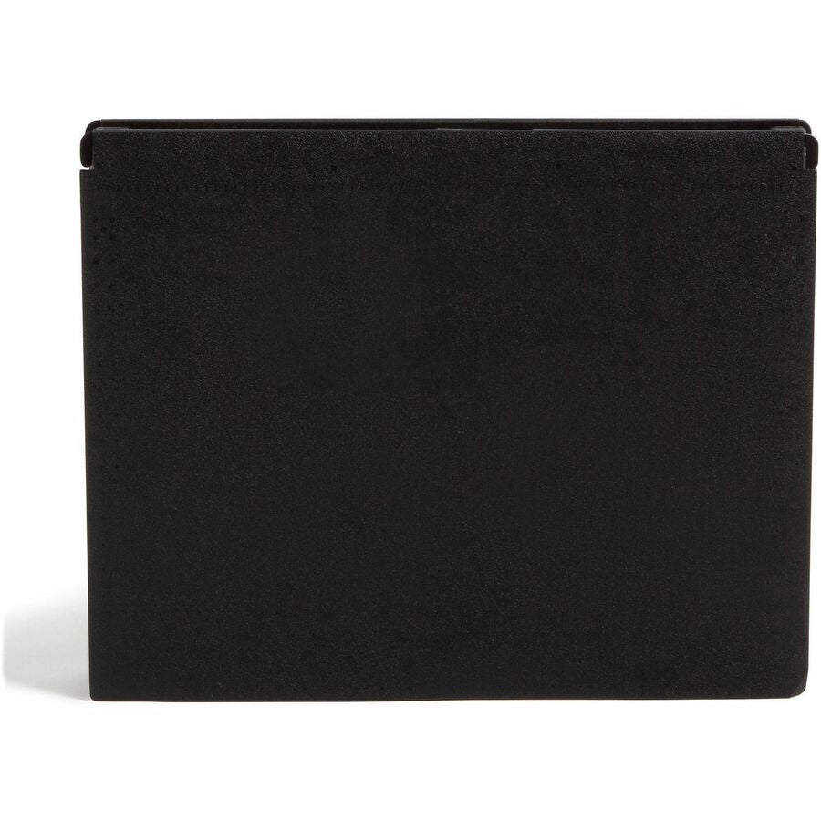 Smead Letter Expanding File - 8 1/2’’ x 11’’ - 7/8’’ Expansion - 13 Pocket(s) - 12 Divider(s) - Polypropylene - Black