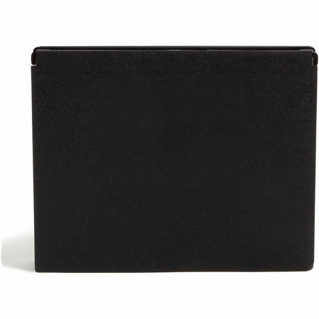 Smead Letter Expanding File - 8 1/2’’ x 11’’ - 7/8’’ Expansion - 13 Pocket(s) - 12 Divider(s) - Polypropylene - Black