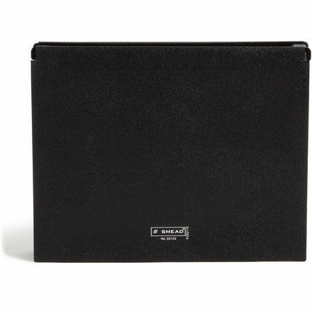 Smead Letter Expanding File - 8 1/2’’ x 11’’ - 7/8’’ Expansion - 13 Pocket(s) - 12 Divider(s) - Polypropylene - Black