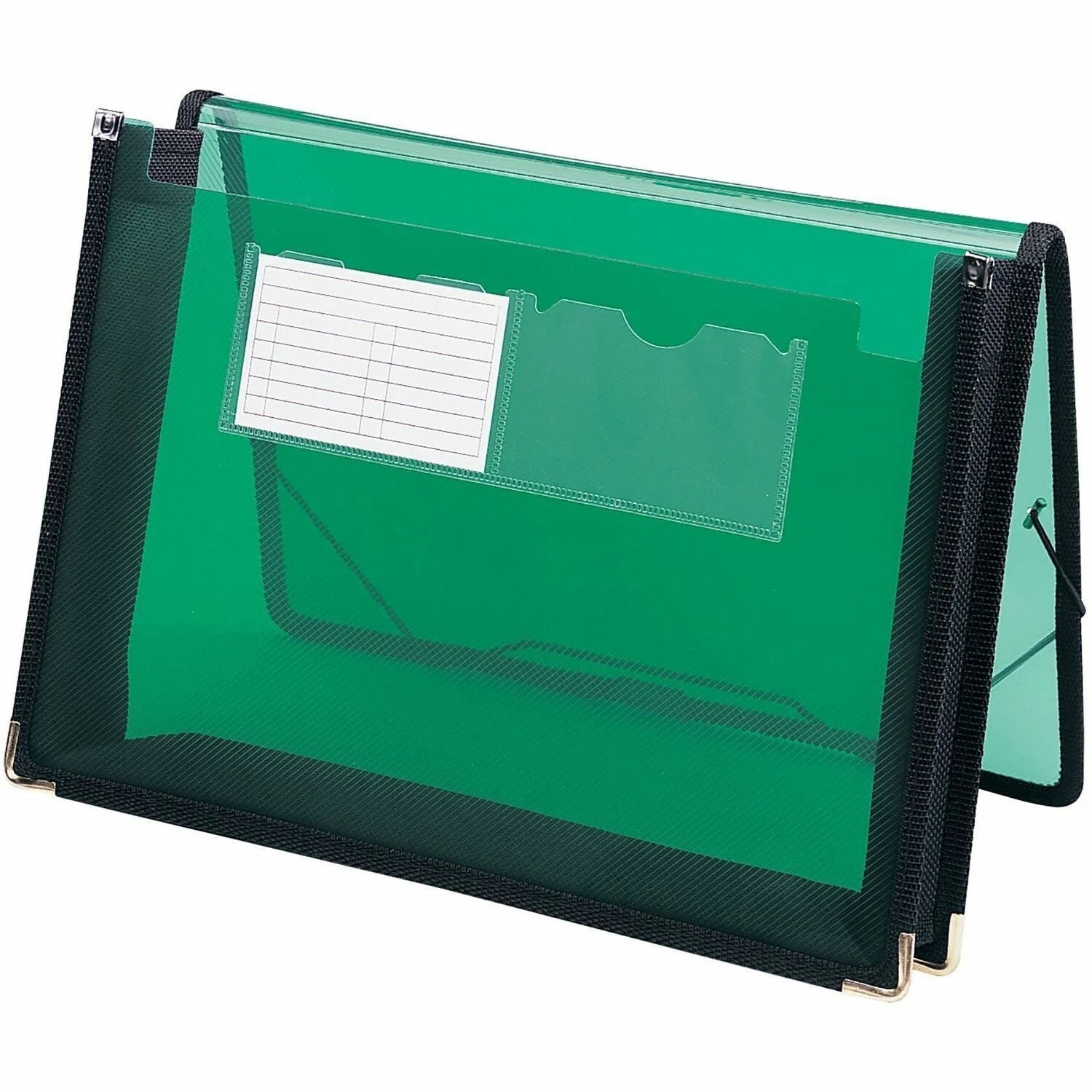 Smead Letter File Wallet: 8 1/2’’ x 11’’ 2 Front Pockets Green - Expanding Files