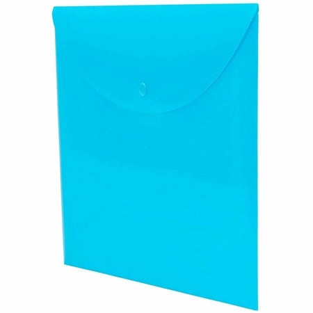 Smead Letter Filing Envelope: Teal 8 1/2’’ x 11’’ 10/Box - Poly Envelopes