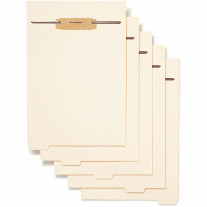 Smead Letter Folder Divider with Fastener - Assorted Tab(s) - 10% Recycled - Filing Accessories