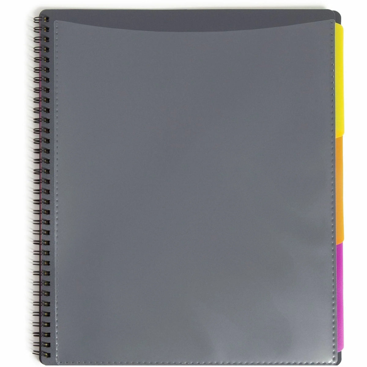 Smead Letter Organizer Folder - 12-Pocket 1/3 Tab Cut - Gray - Pocket Folders