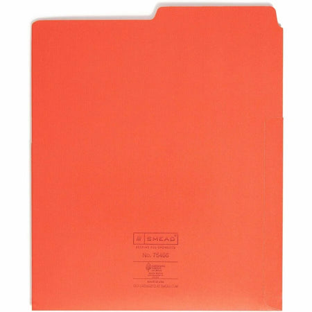 Smead Organized Up Letter Organizer Folder 8 1/2’’ x 11’’ 6 / Pack Assorted Tab Position 25 Sheets Capacity 14 pt.