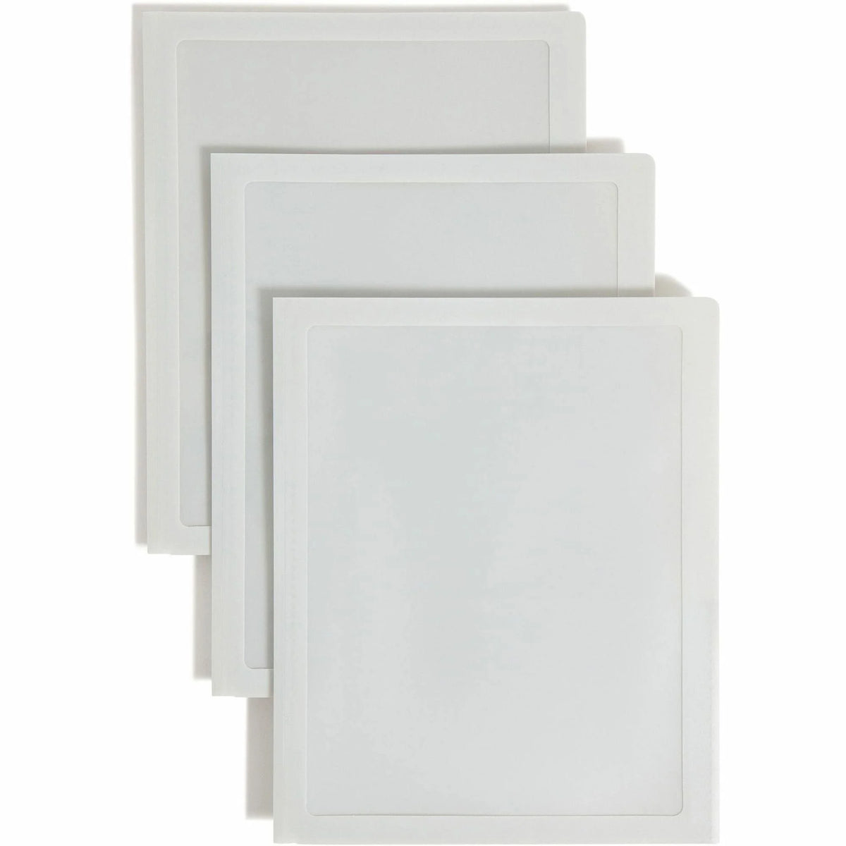 Smead Letter Pocket Folder: 8 1/2’’ x 11’’ 50 Sheets Capacity Polypropylene Oyster - 5/Pack - Report Covers