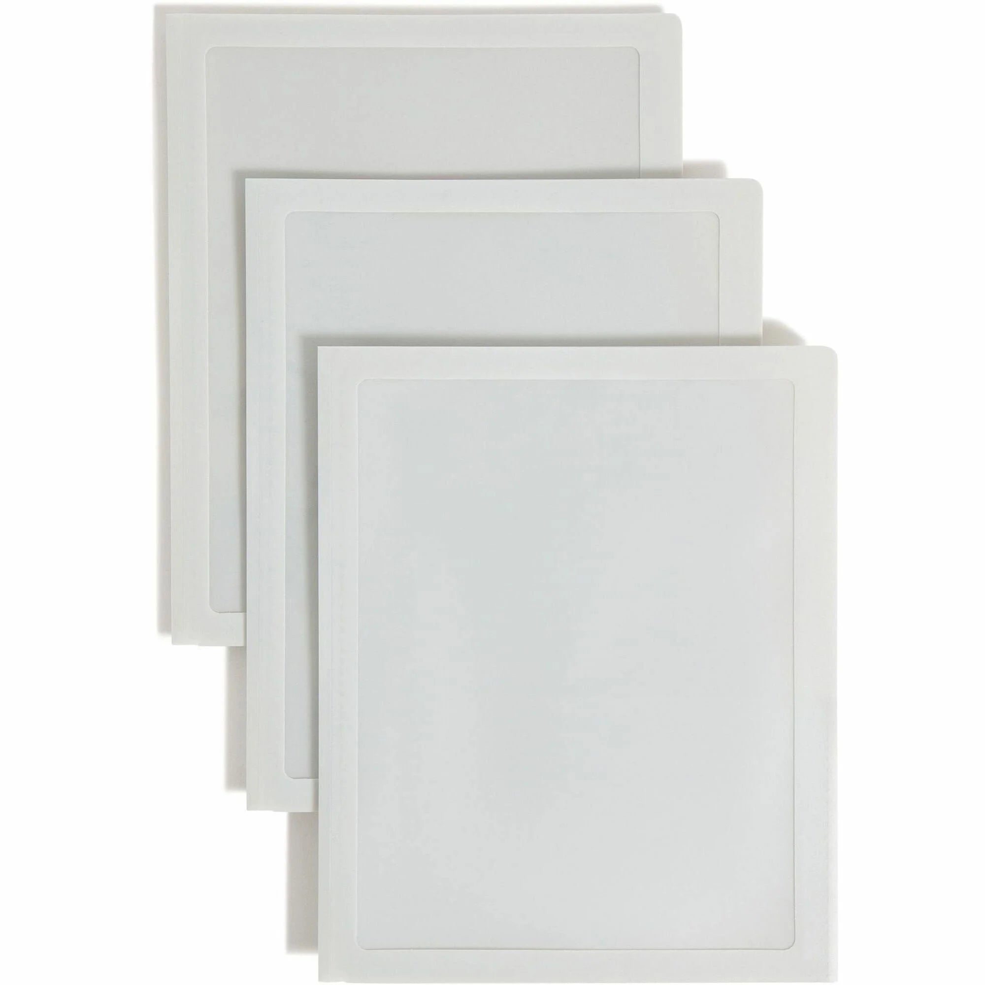 Smead Letter Pocket Folder: 8 1/2’’ x 11’’ 50 Sheets Capacity Polypropylene Oyster - 5/Pack - Report Covers