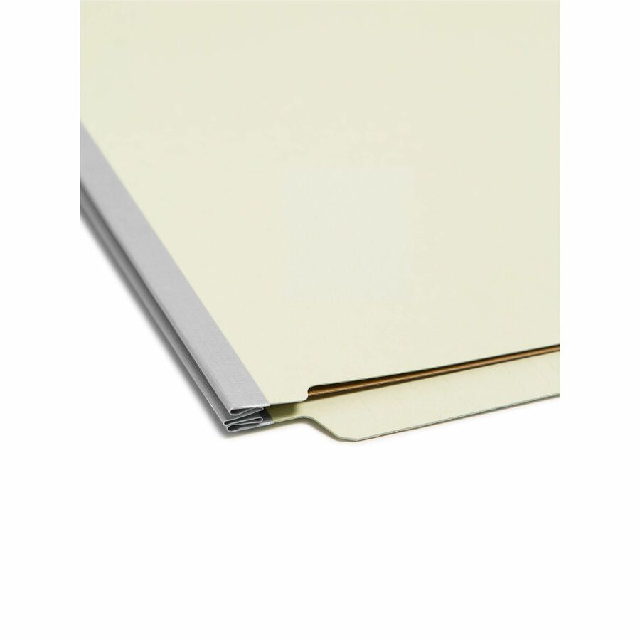 Smead Letter Recycled Classification Folder - 8 1/2’’ x 11’’ - 2’’ Expansion - 2 2K Fastener(s) - End Tab Location