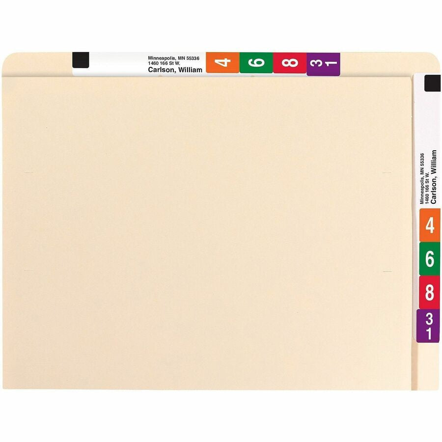 Smead Letter Recycled End Tab File Folder - Front