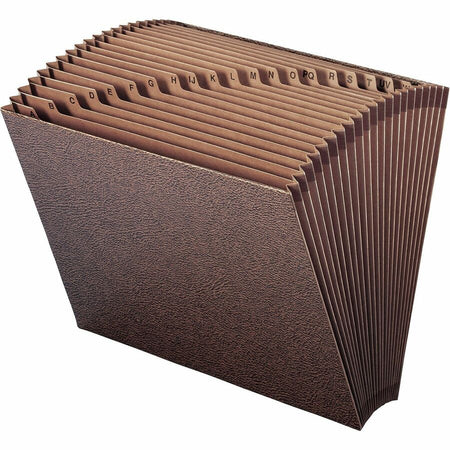 Smead Letter Recycled Expanding File - 8 1/2’’ x 11’’ - 7/8’’ Expansion - 21 Pocket(s) - Redrope - Tear Resistant