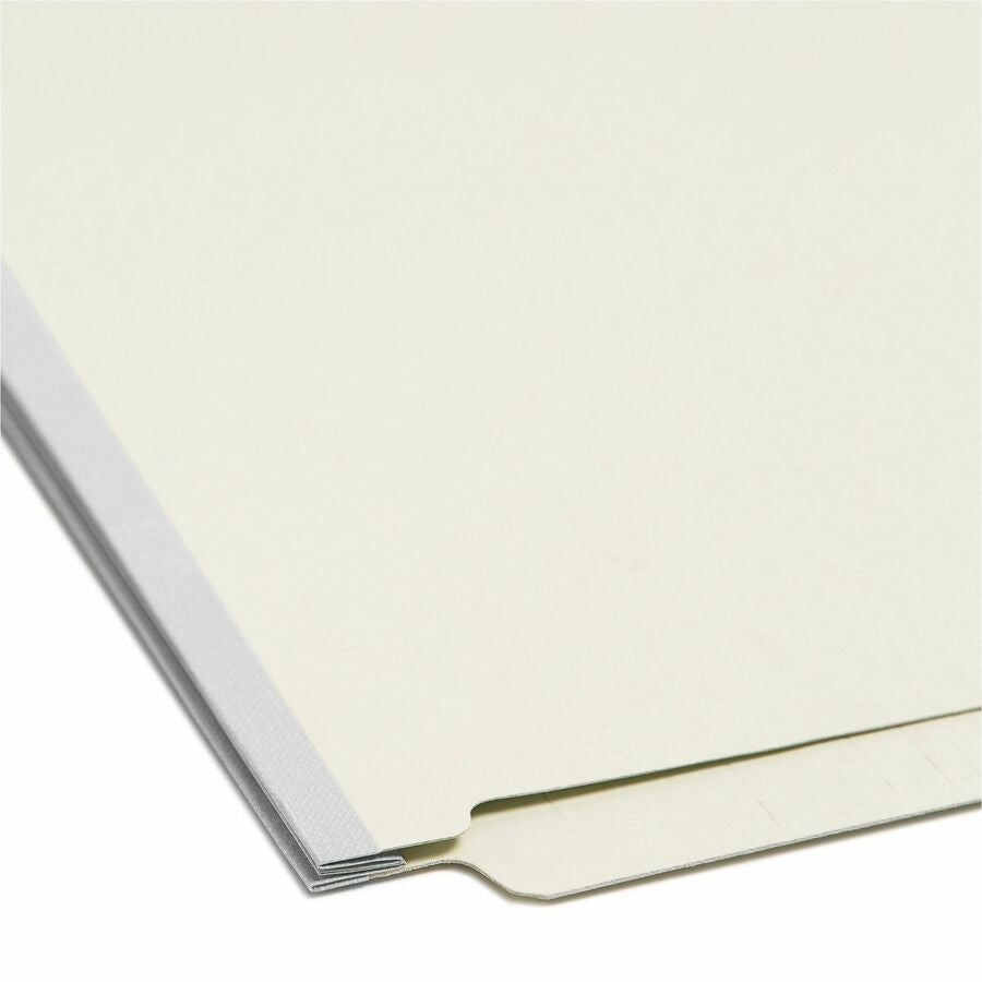 Smead Letter Recycled Fastener Folder - 8 1/2’’ x 11’’ - 2’’ Expansion - 2 2S Fastener(s) - for - End Tab Location