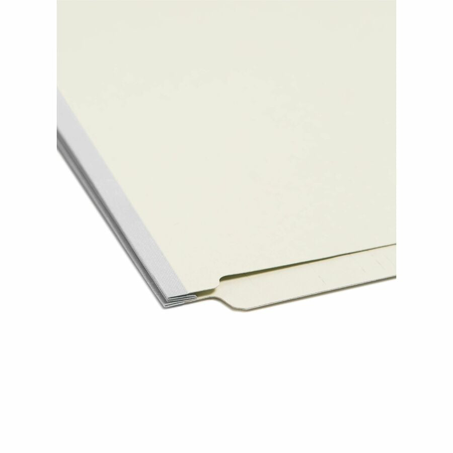 Smead Letter Recycled Fastener Folder - 8 1/2’’ x 11’’ - 3’’ Expansion - 2 2S Fastener(s) - 2’’ for - End Tab Location