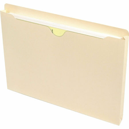 Smead Letter Recycled File Jacket - 8 1/2’’ x 11’’ - 1’’ Expansion - 11 pt. - 1 Plys - Manila - Slip Resistant - 10%