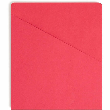 Smead Letter Recycled File Jacket - 8 1/2’’ x 11’’ - 11 pt. - Manila Blue Green Red Yellow - 10% - 25 / Pack - Filing