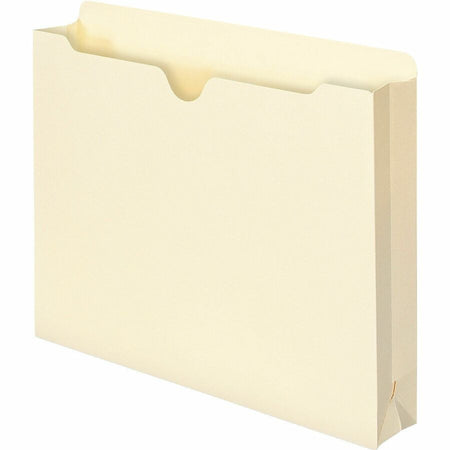 Smead Letter Recycled File Jacket - 8 1/2’’ x 11’’ - 2’’ Expansion - 11 pt. - 1 Plys - Manila - Slip Resistant - 10%
