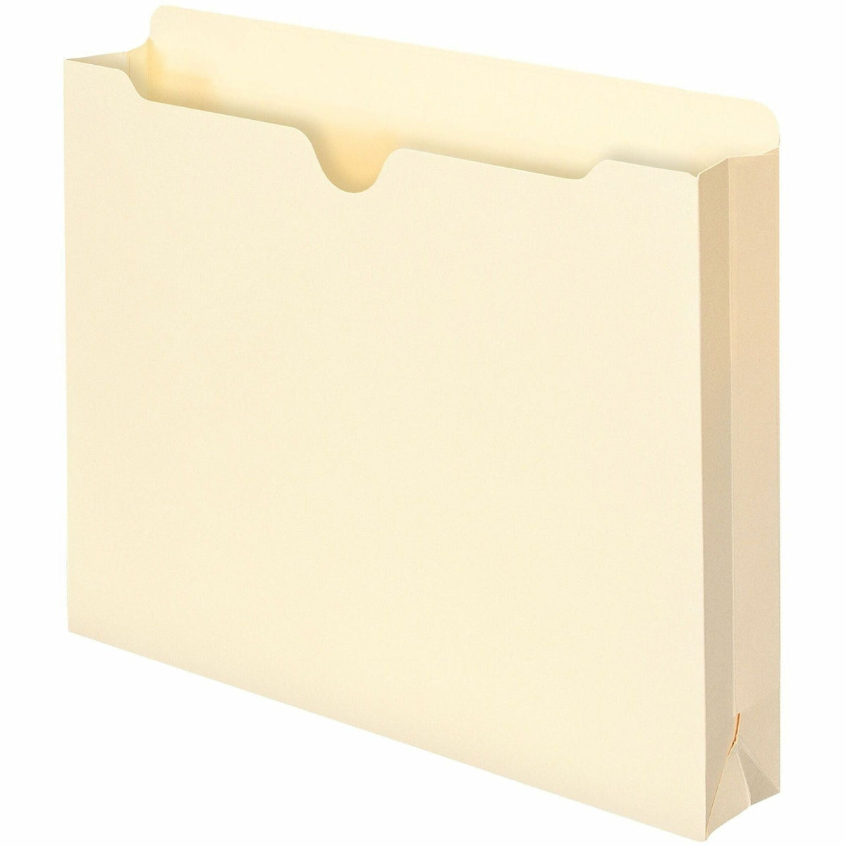 Smead Letter Recycled File Jacket - 8 1/2’’ x 11’’ - 2’’ Expansion - 11 pt. - 1 Plys - Manila - Slip Resistant - 10%