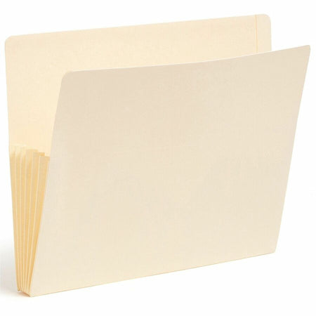 Smead Letter Recycled File Pocket - 8 1/2’’ x 11’’ - 5 1/4’’ Expansion - 2 Plys - Manila - Reinforced Tab - 10% - 10
