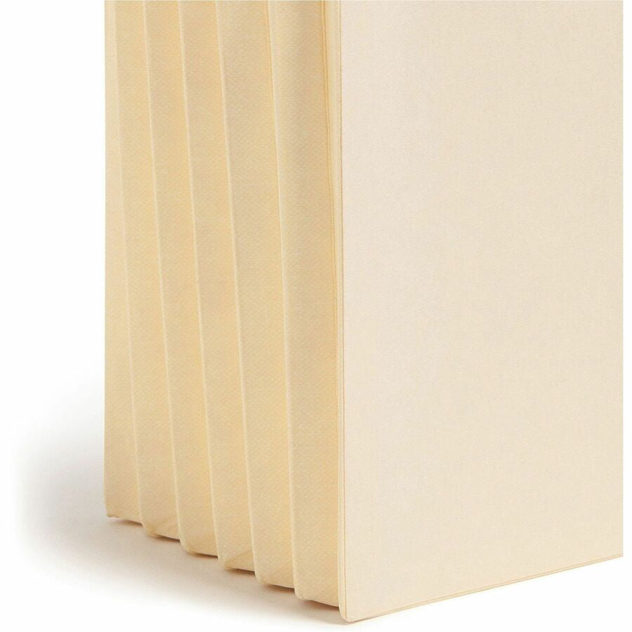 Smead Letter Recycled File Pocket - 8 1/2’’ x 11’’ - 5 1/4’’ Expansion - 2 Plys - Manila - Reinforced Tab - 10% - 10