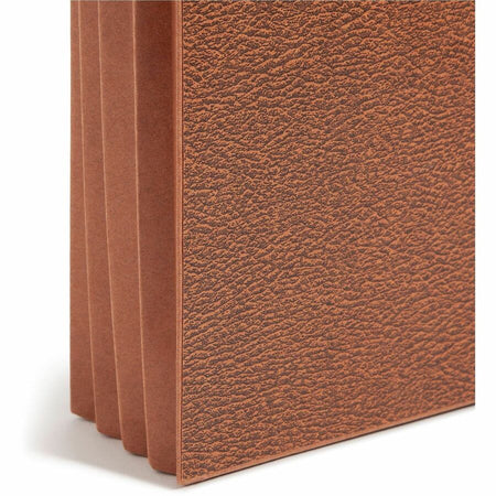 Smead Letter Recycled File Wallet - 8 1/2’’ x 11’’ - 3 Expansion - Redrope - Elastic Closure Reinforced Gusset Flap