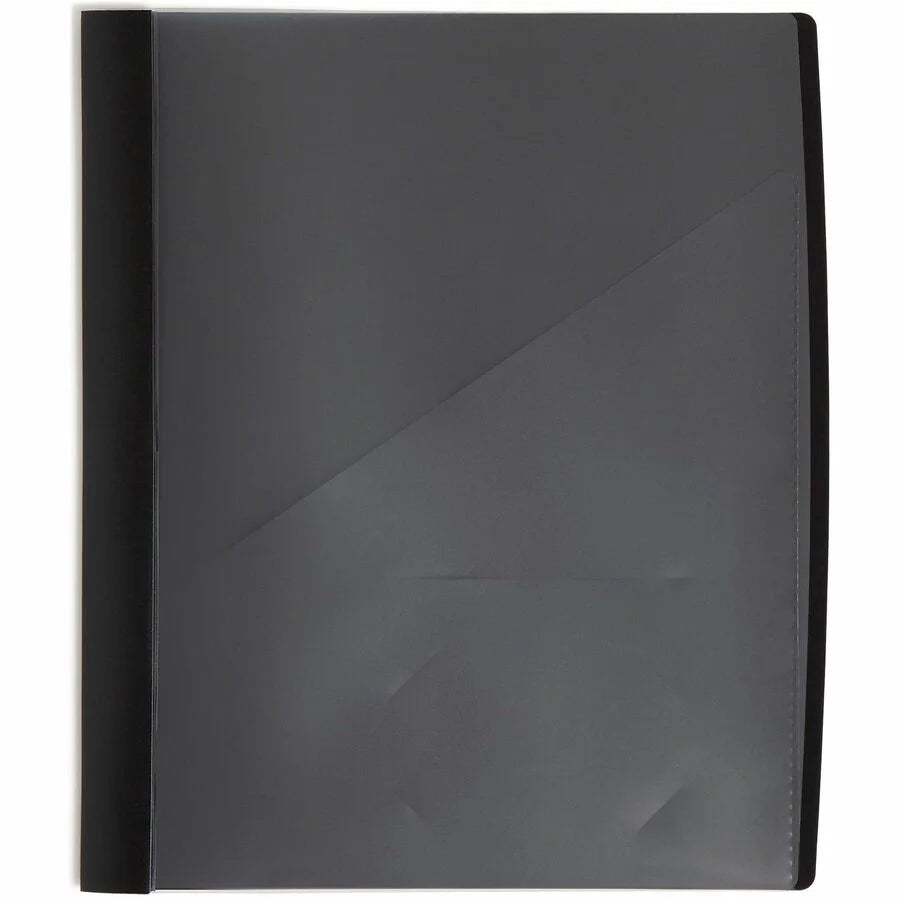Smead Letter Report Cover: Polypropylene Black - 8 1/2’’ x 11’’ - 5/Pack - Covers