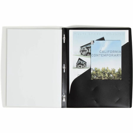 Smead Letter Report Cover: Polypropylene Black - 8 1/2’’ x 11’’ - 5/Pack - Covers