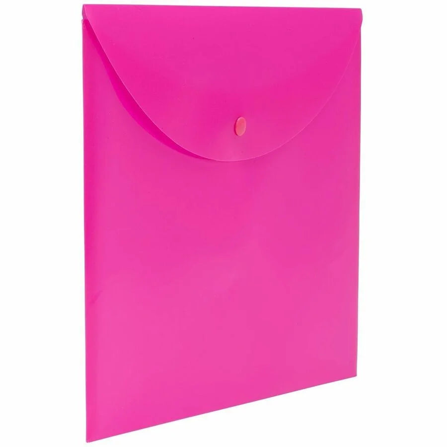 Smead Pink Letter Filing Envelopes - Pack of 10 - Poly
