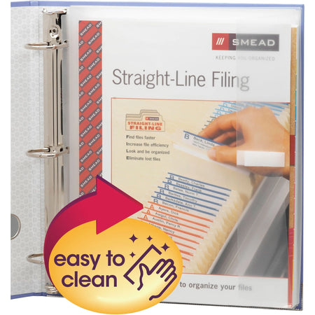 Smead Poly Three-Ring Envelope: Clear Letter Size 3-Pack - Envelopes
