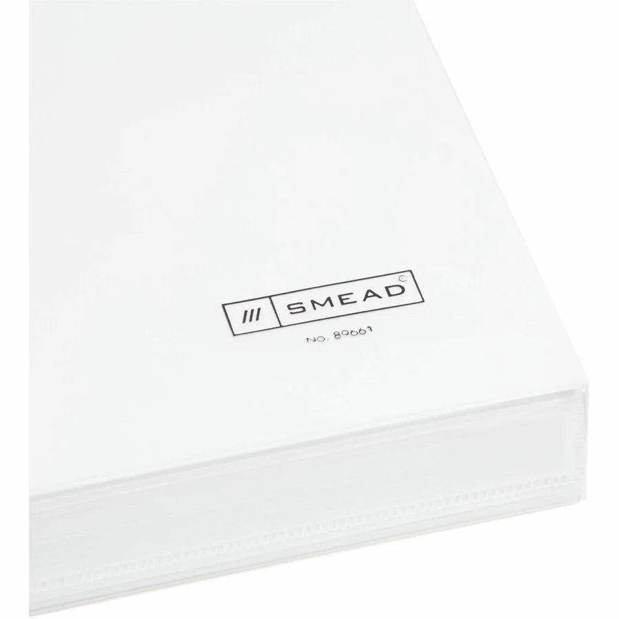 Smead Polypropylene Letter Filing Envelopes - Clear 8.5’’ x 11’’ 1.25’’ Expansion - Pack of 5 - Poly