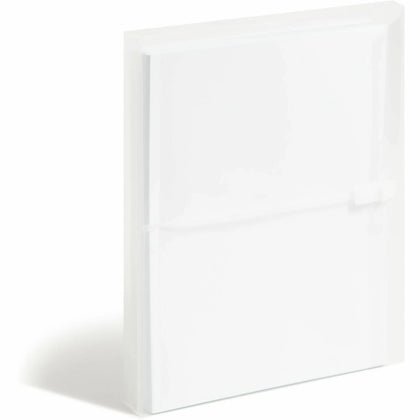 Smead Polypropylene Letter Filing Envelopes - Clear 8.5’’ x 11’’ 1.25’’ Expansion - Pack of 5 - Poly