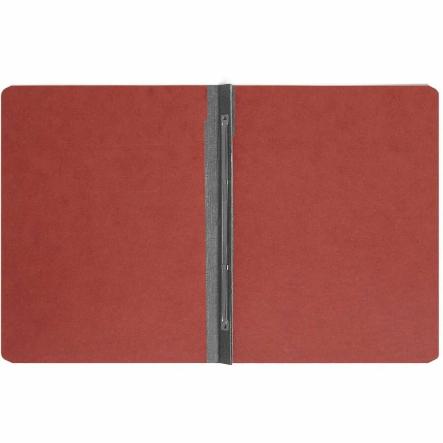 Smead Premium Pressboard Fastener Folder - 3’’ Capacity - Red Heavy Duty - 100% Recycled - Report Covers