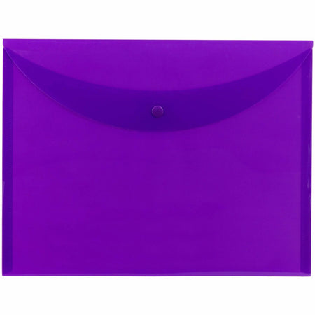 Smead Purple Letter Filing Envelopes - 8 1/2’’ x 11’’ - Pack of 10 - Poly