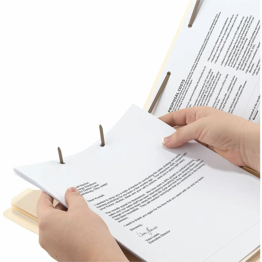 Smead Recycled Classification Folder - 2’’ Expansion 2 Fasteners - 10% - 10/Box - End Tab Folders