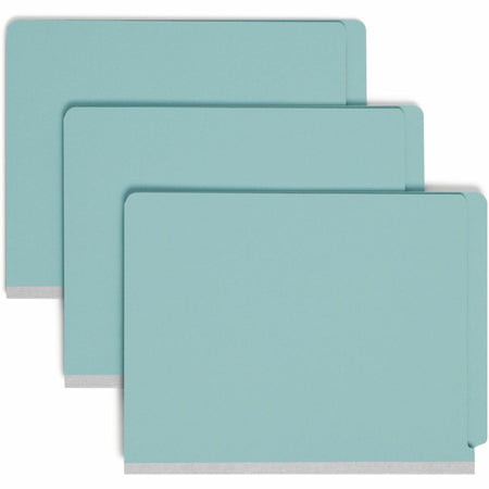 Smead Straight Tab Cut Letter Recycled Classification Folder - 8 1/2’’ x 11’’ - 2’’ Expansion - 2 2S Fastener(s)