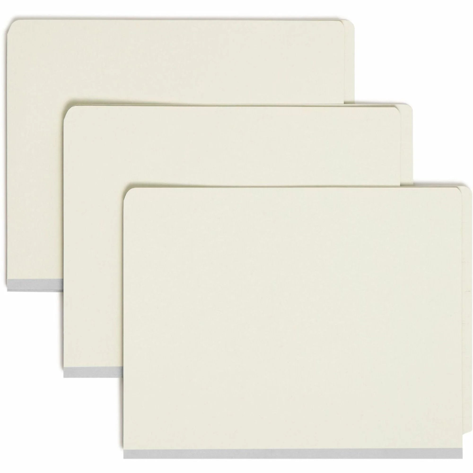 Smead Recycled Classification Folders - Heavy Duty 2’’ Expansion Gray/Green - End Tab