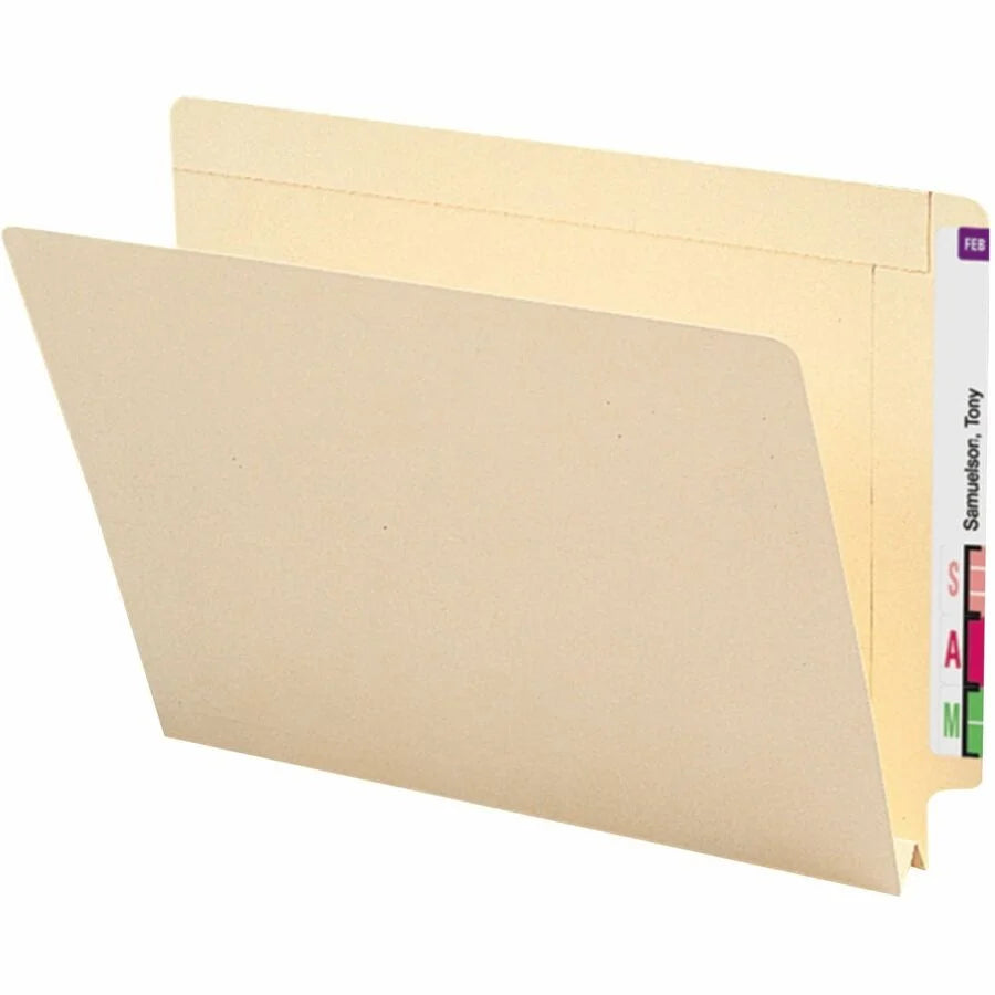 Smead Recycled End Tab File Folders - 1.5’’ Expansion - 50/Box
