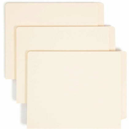 Smead Recycled End Tab File Folders - 1.5’’ Expansion - 50/Box