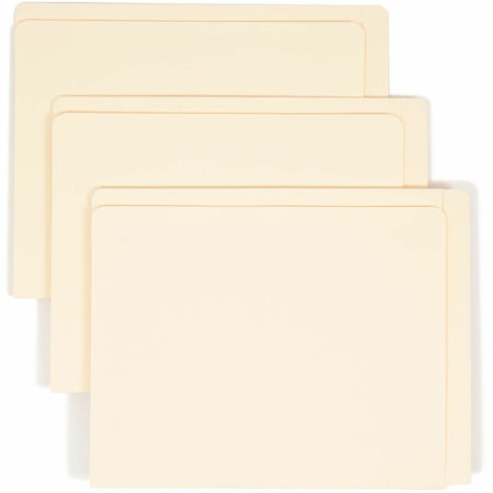 Smead Recycled End Tab File Folders - 8.5’’ x 11’’ - 3/4’’ Expansion - 100/Box - Top