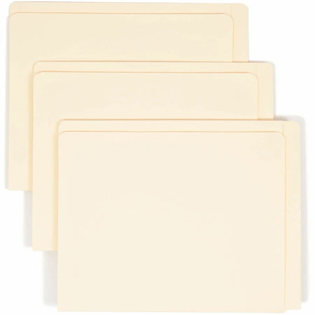 Smead Recycled End Tab File Folders - 8.5’’ x 11’’ - 3/4’’ Expansion - 100/Box - Top