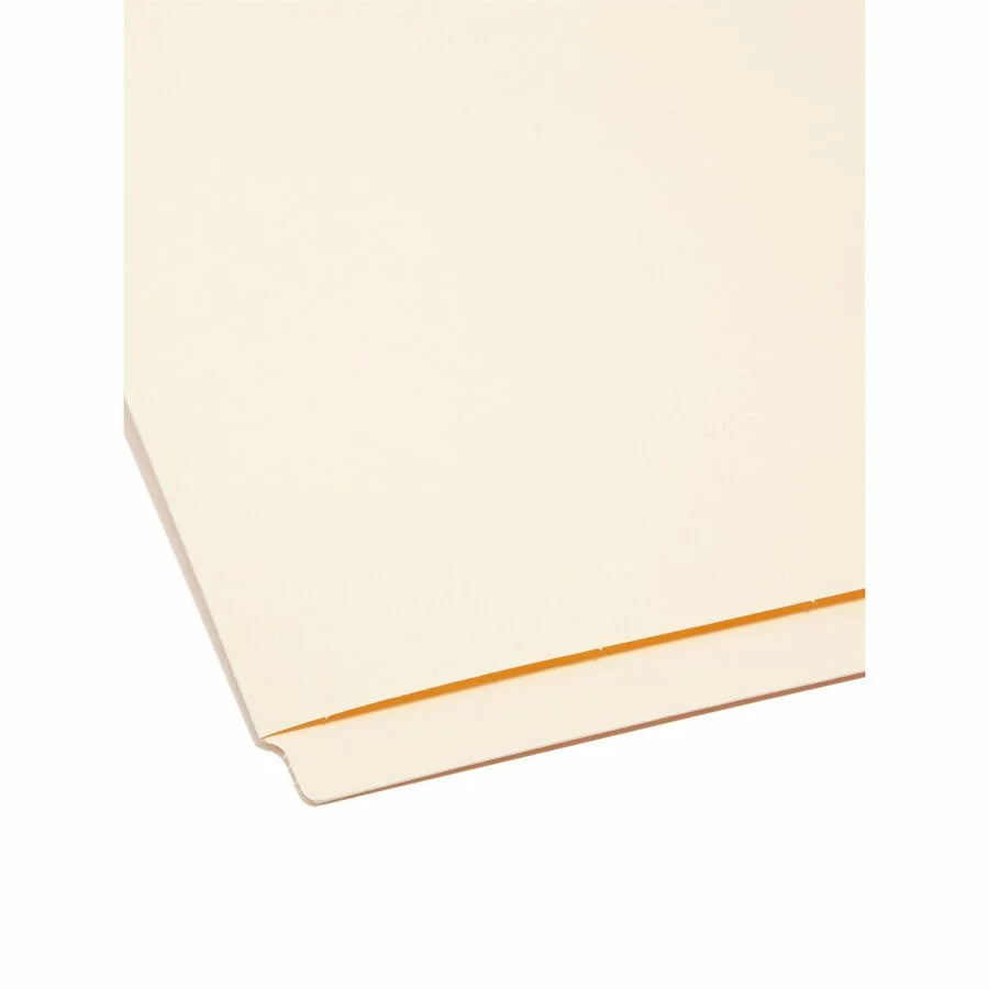 Smead Recycled End Tab File Folders - 8.5’’ x 11’’ - 3/4’’ Expansion - 100/Box - Top