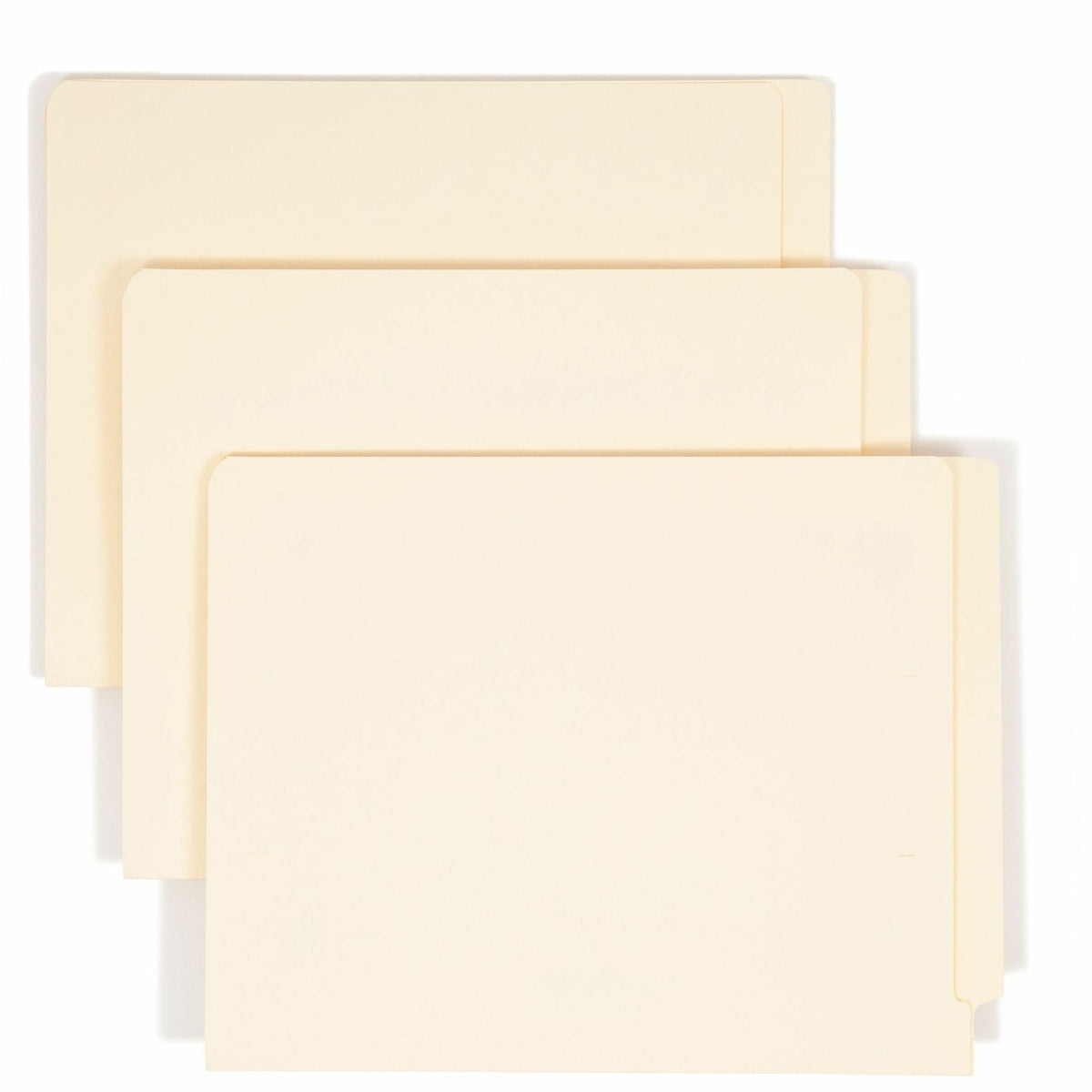 Smead Straight Tab Cut Letter Recycled End File Folder - 8 1/2’’ x 11’’ - 3/4’’ Expansion - 11 pt. - 1 Plys - Manila