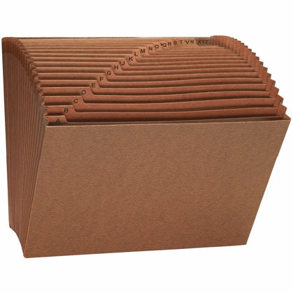Smead Recycled Expanding File: 21-Pocket Redrope Organizer - Files