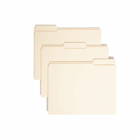Smead 1/3 Tab Cut Letter Recycled Expanding File - 8 1/2’’ x 11’’ - 1 Expansion - Top Location - Assorted Position