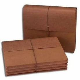 Smead Letter Recycled Expanding File 8 1/2’’ x 11’’ 50 / Carton Redrope 3 Expansion (SMD72088) - Files