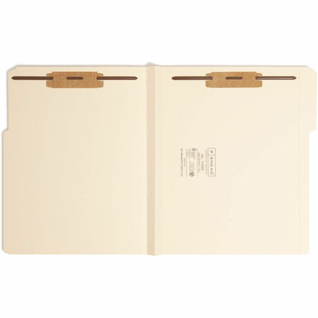 Smead 1/3 Tab Cut Letter Recycled Fastener Folder - 8 1/2’’ x 11’’ - 1 Expansion - 2 2B Fastener(s) - for - Folders
