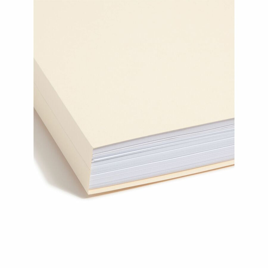 Smead 1/3 Tab Cut Letter Recycled Fastener Folder - 8 1/2’’ x 11’’ - 1 Expansion - 2 2B Fastener(s) - for - Folders