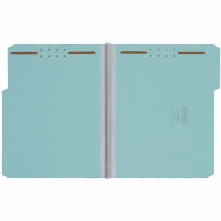 Smead 1/3 Tab Cut Letter Recycled Fastener Folder - 8 1/2’’ x 11’’ - 125 Sheets Capacity - 1’’ Expansion - 2 2K
