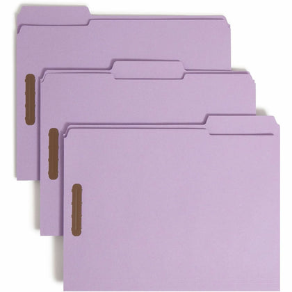 Smead Recycled Fastener Folder: 1/3 Tab Cut 8.5’’ x 11’’ 3/4’’ Expansion - Folders