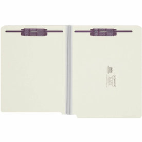 Smead Letter Recycled Fastener Folder - 8 1/2’’ x 11’’ - 2’’ Expansion - 2 2S Fastener(s) - for - End Tab Location