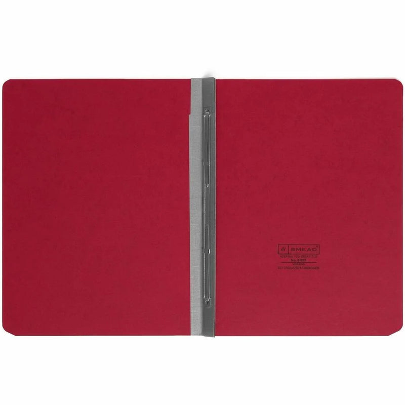 Smead Recycled Fastener Folder: 3’’ Expansion Bright Red - Eco-Friendly Pressboard Folder - Report Covers