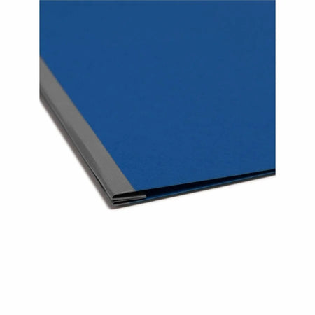 Smead Recycled Fastener Folder: 3’’ Expansion Dark Blue - Eco-Friendly Pressboard Folder - Report Covers
