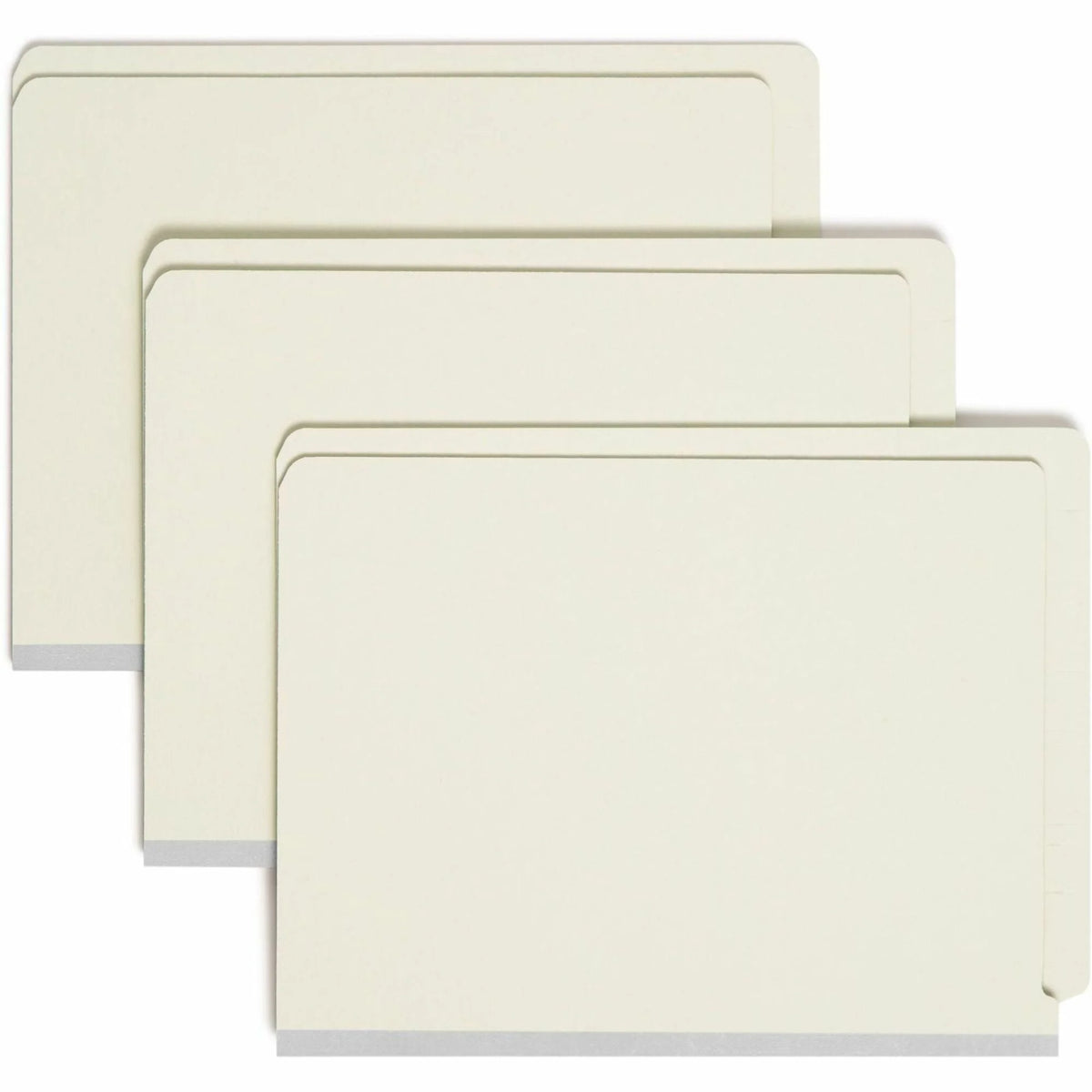 Smead Recycled Fastener Folder: Heavy Duty 1’’ Expansion 25/Box - End Tab Folders